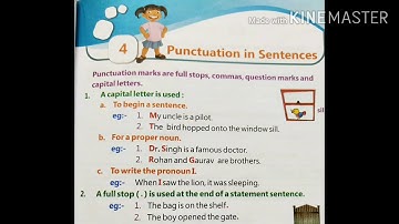 Punctuation in sentences (Revision) by Rubab Rizvi