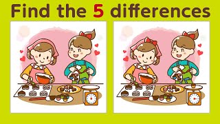 Spot The Difference | Valentine's day | Illustration puzzle game | Find the 5 differences screenshot 5