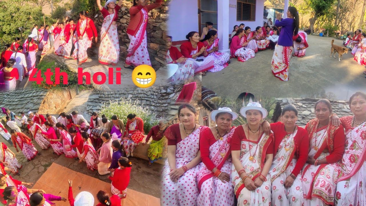 Hamare gaw ki chauthi holi 😊