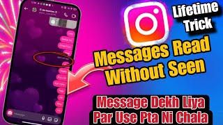 How to read Instagram messages without Seen Life time Trick (2024)