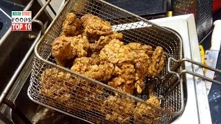 Making of KFC Style Chicken Leg Pieces And Chicken Wings Fry Making of KFC Style Chicken Leg Pieces And Chicken Wings Fry