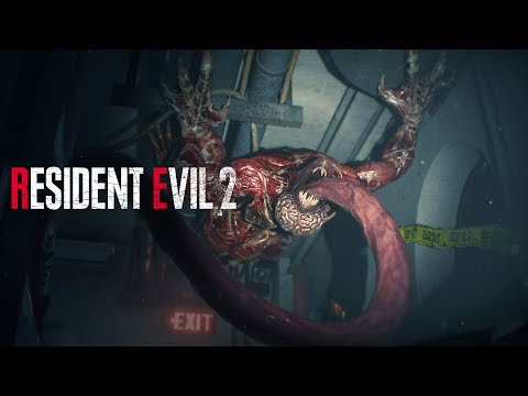 Resident Evil 2 - Licker Battle Gameplay