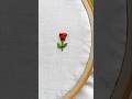 Cute flower embroidery design #stitch #embroidery