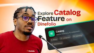 How to Use the Catalog Section in Dinefolio (Menu, Categories & Inventory Setup)