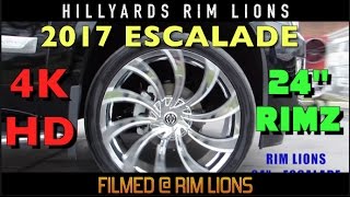2017 CADILLAC ESCALADE WITH 24 INCH CUSTOM CHROME RIMS &TIRES Cadillac Escalade Bolt Pattern