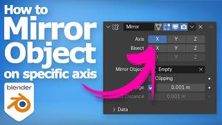 Blender how to mirror object on specific axis