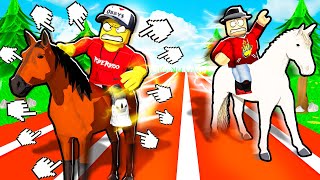 MUSÍME ZVLÁDNOUT OBBY, ale na koních! - Roblox Obby on a Horse 🐎