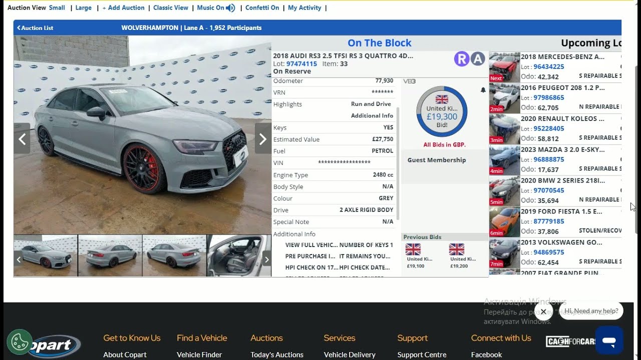 Live Copart Live Copart UK Car Auction | Real Bidding & Final Prices - YouTube