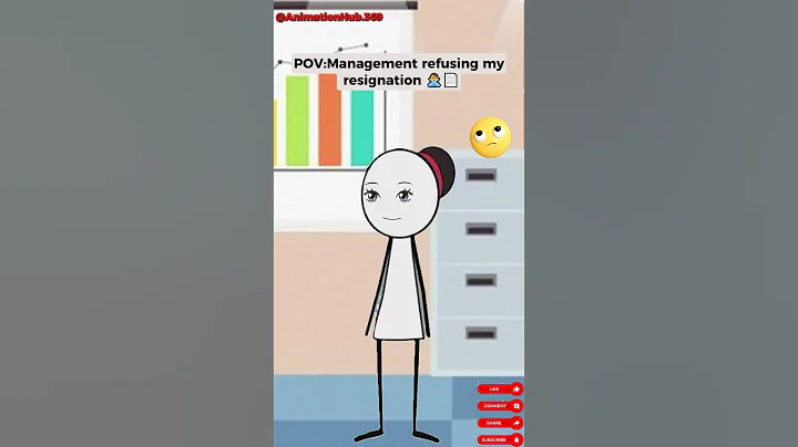 Management refusing my resignation 🙅‍♂️📄 #shorts #animation #memes #managersbelike AC@emfandango