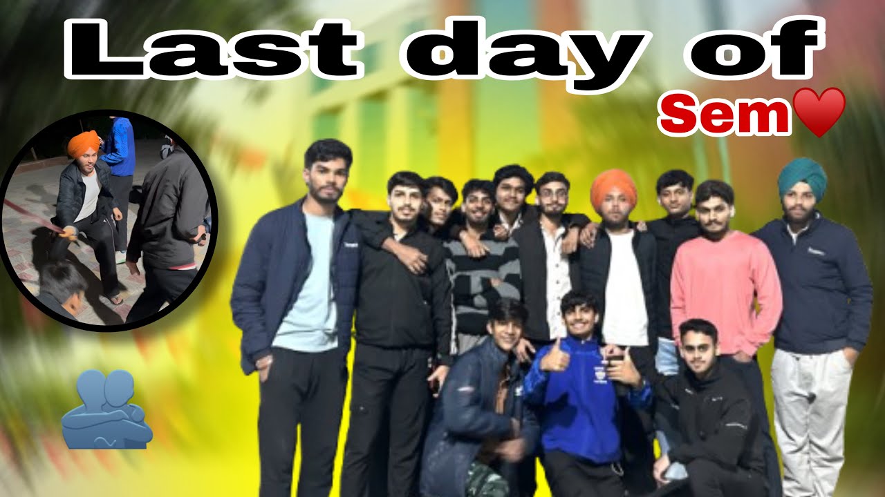 Last Day of 1st Semester at Poornima University 🏫🥹 | Memories, Friends & Campus Life Vlog ❤️