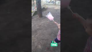 PAMUK ŞEKER YİYORUZ🍡🍬