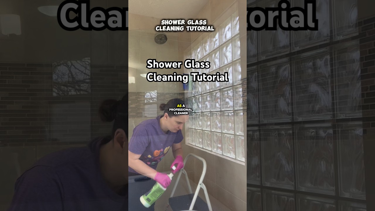 Руководство по чистке стекол в душевой кабине. 