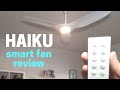Haiku l series smart fan review alexa turn on the fan