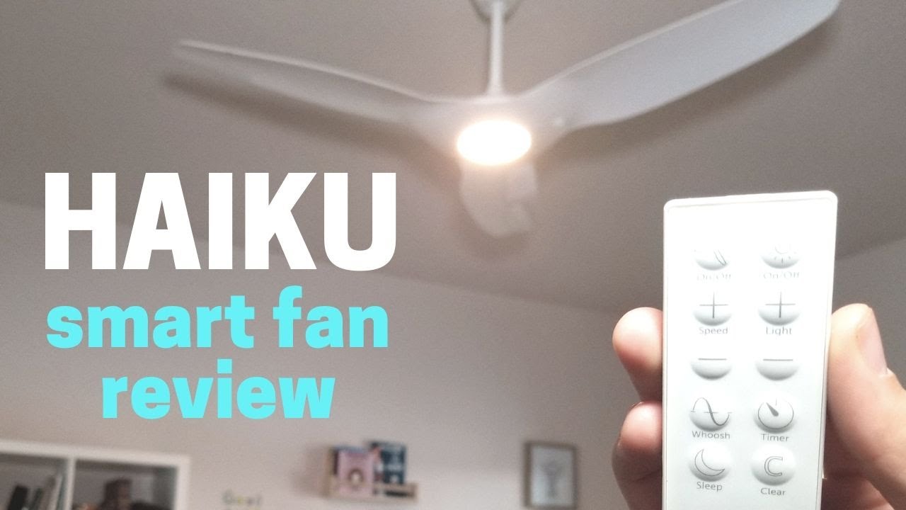 haiku l series smart fan review alexa turn on the youtube 3 blade wood ceiling with light