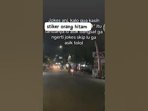stiker orang hitam - YouTube