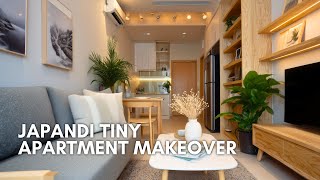Japandi Tiny Apartment Makeover | Minimalist Decor Ideas for Small Modern Living