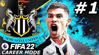 FIFA 22 Newcastle United Career Mode EP1 - THE BEGINNING!!🔥🏴󠁧󠁢󠁥󠁮󠁧󠁿