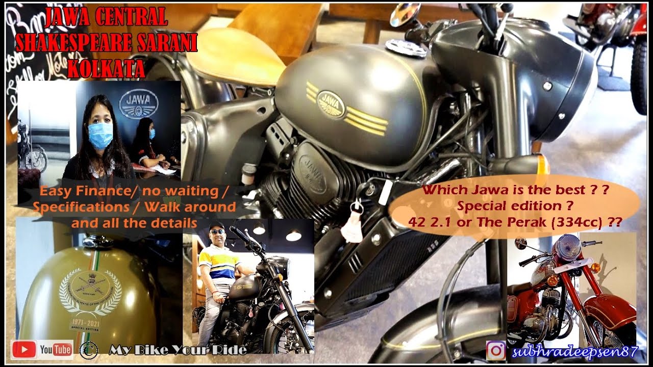 JAWA Showroom Kolkata DETAILED Vlog On Perak 42 2 1 Or Special 