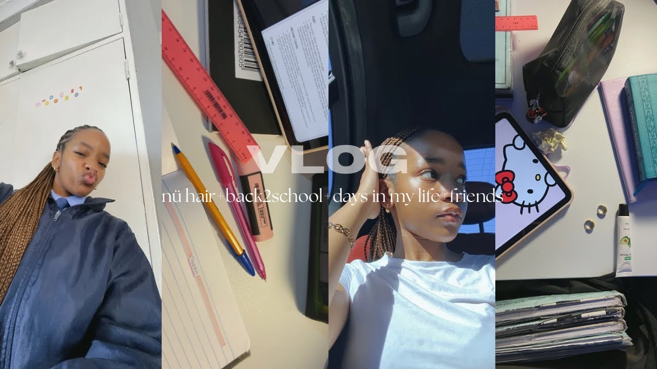 VLOG : life lately; just days in my life [ nü hair, back2school, friends + more ]