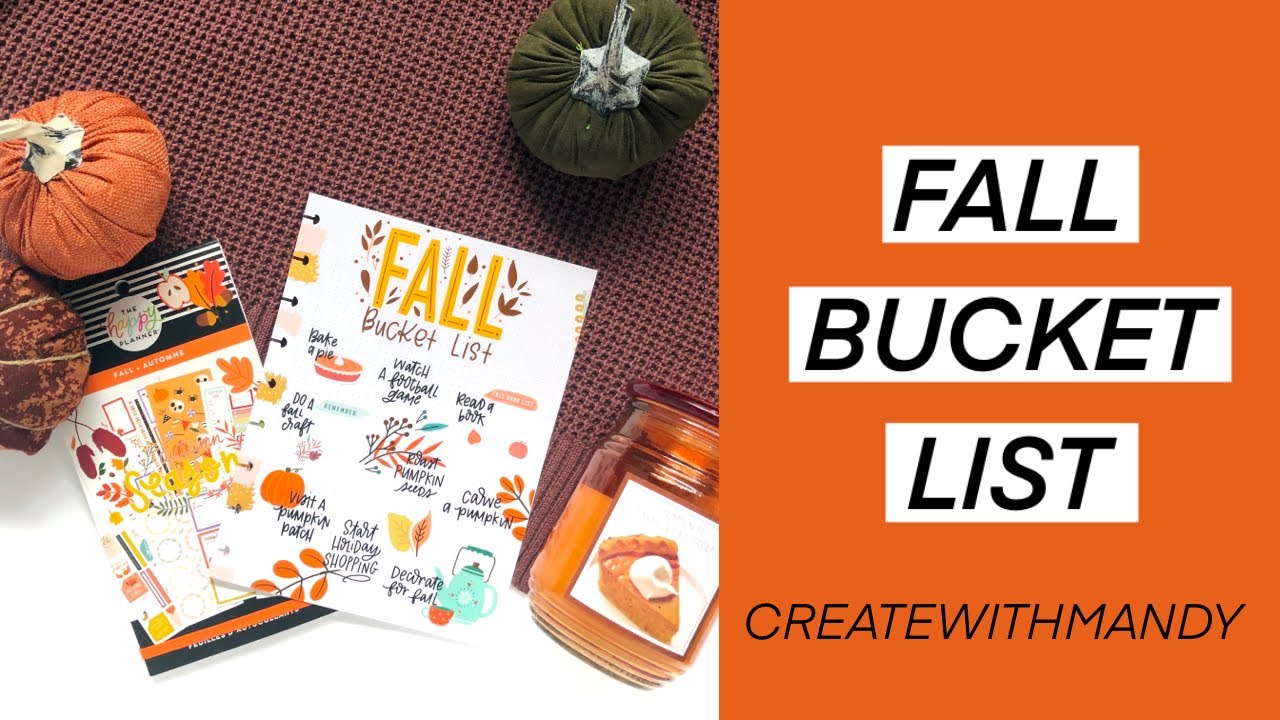 Fall Bucket List // The Happy Planner