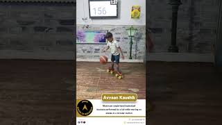 1055 Basketball Bounces on Skates! 🛼 6-Year-Old Avyaan Sets Incredible Record | IBR