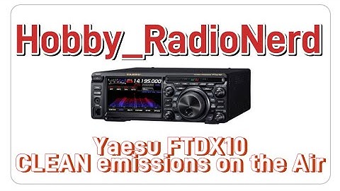 HAM Radio Yaesu FTDX10 SSB Mic Audio TX Audio settings for low 3rd Order Intermodulation Distortion.