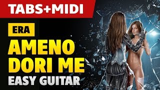 Video thumbnail of "[Guitar Lessons] ERA – AMENO (Easy guitar cover for beginners with TAB)"