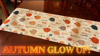 Instant Thanksgiving Table Transformation DIENGDAED Watercolor Pumpkin Runner Tested! #ad