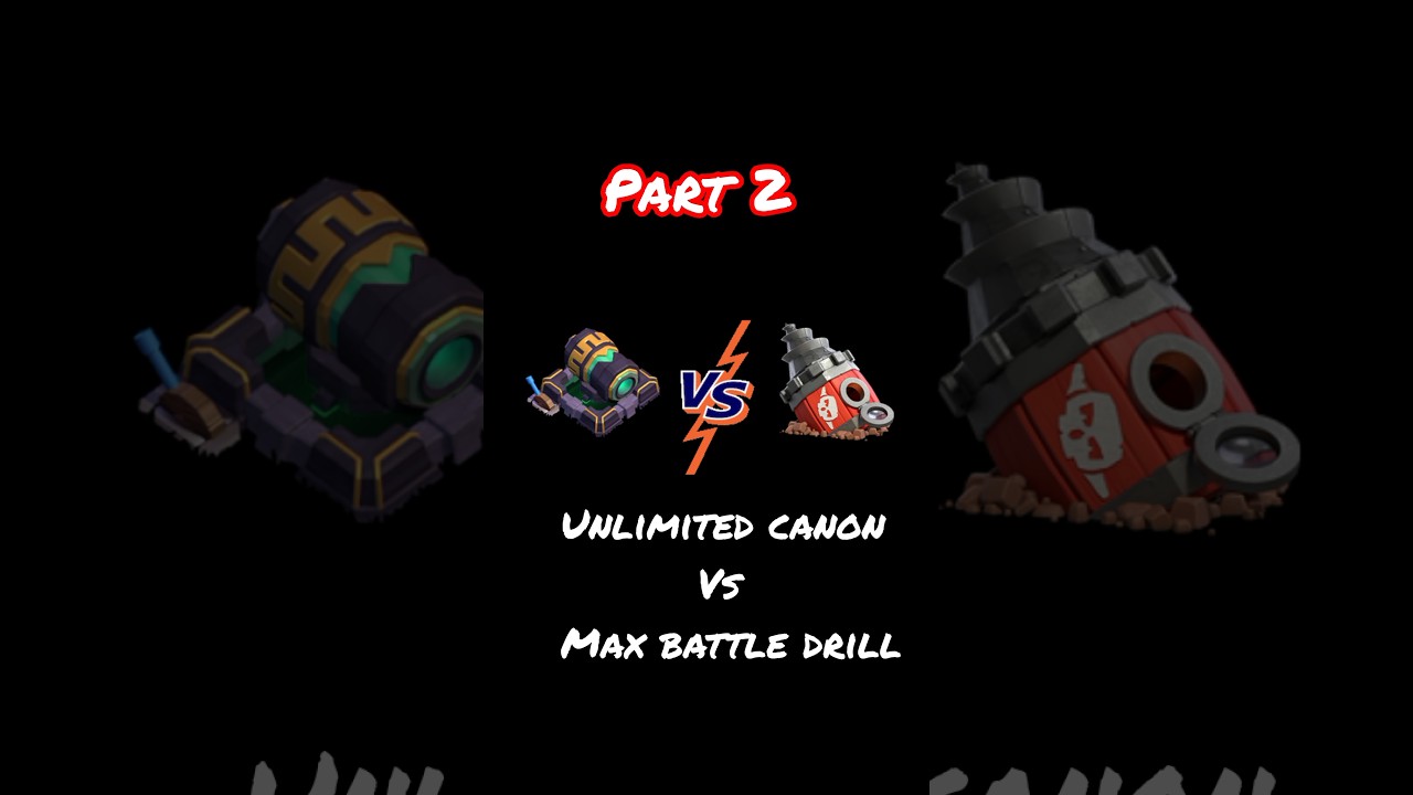 Battle drill vs canon challenge part 2 || clash of clans || coc new challenge || 