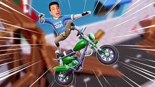 The CRAZIEST Dirt Bike Tricks! (Urban Trial Tricky) screenshot 4