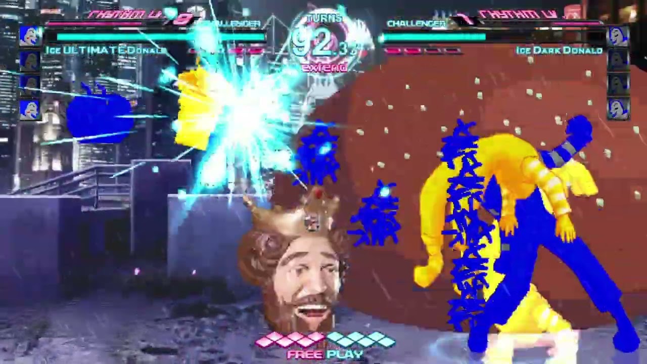 Mugen) Team Ultimate Ice Donald vs Team Ice Dark Donald
