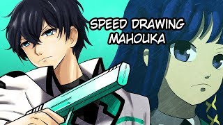 Desenhando Tatsuya E Miyuki Mahouka Drawing Tatsuya E Miyuki Mahouka