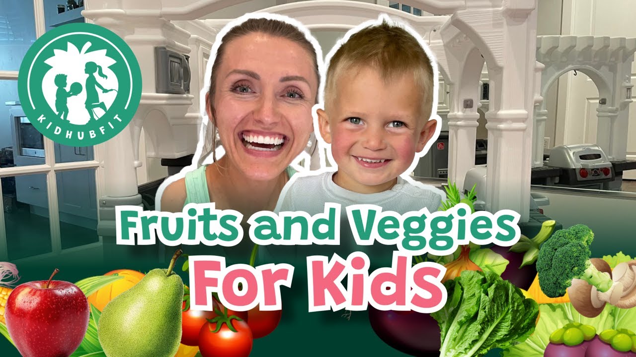 Fruits & Vegetables Explained For Kids! (2-5 years old) Nutrition For Kids! Color, Texture, & More!