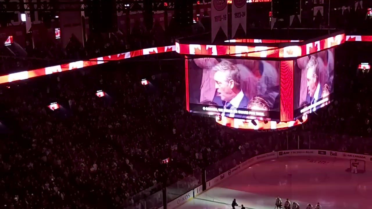 Patrick Roy's O Canada homecoming to Montreal as Islanders' head coach (1/25/24)