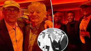 Chevy Chase takes photo with Bill Murray at Chris Rock’s birthday bash 40 years after ‘SNL’ feud