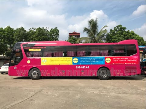 Video Dán decal quảng cáo trên xe ô tô công ty - ô tô 45 chỗ... - youtube