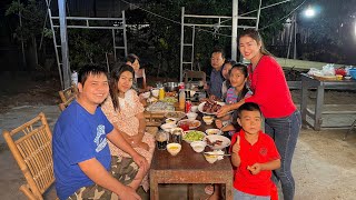 Small party in my family, My sister come to visit us / Yummy BBQ party / By Countryside Life TV