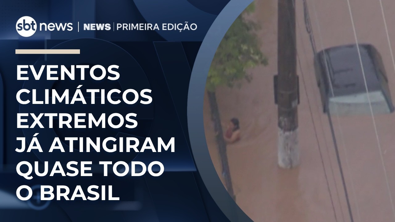 Estudo revela que 9 em cada 10 cidades já sofreram desastres climáticos | #NewsPrimeiraEdição