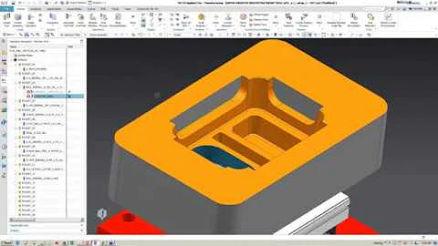 Multi axis tool vectors for hard to reach machine features in NX CAM