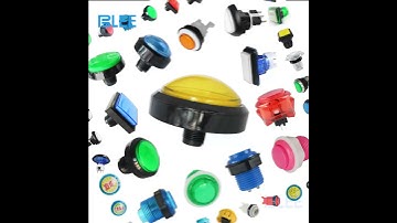 60MM RUOND FLAT ILLUMINATED ARCADE BUTTON - bleegame.com