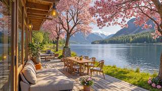 Fresh Spring Morning by the Lake 🌺 Soft Piano & Nature Sounds for Relaxation, Study screenshot 5