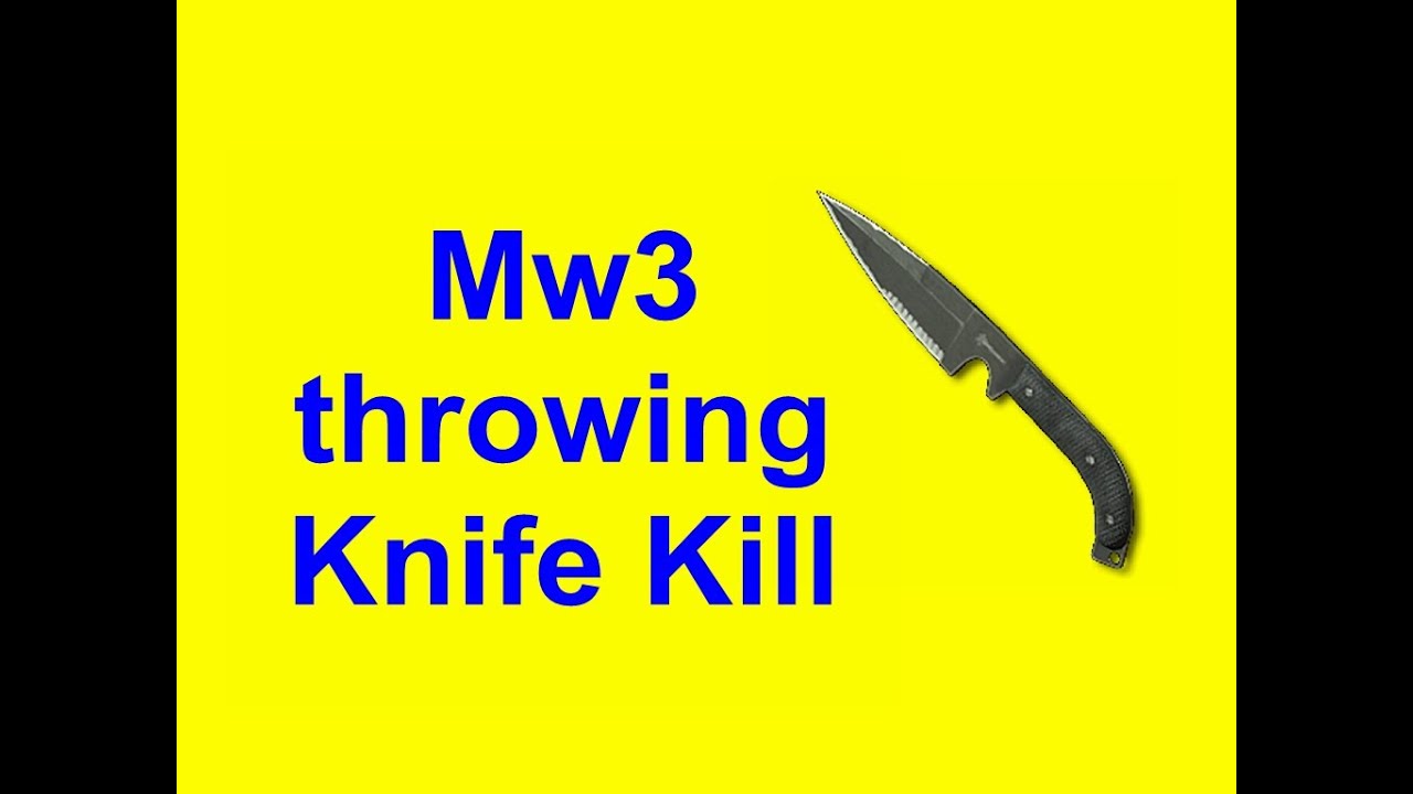 MW3 EPIC THROWING KNIFE KILL 11