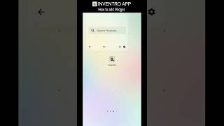 How to add widget in Inventro Ledger APP | Download Now