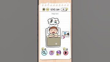 Brain Out Level 209 Challenge!" #relaxingart | Help him!