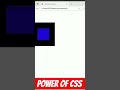 Power of CSS #bca #programming #html #css #shorts #webdesign #powerofcss #staticwebsitedesign #mca