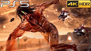 Attack on Titan 2 PS5 Gameplay (4K 60FPS HDR)