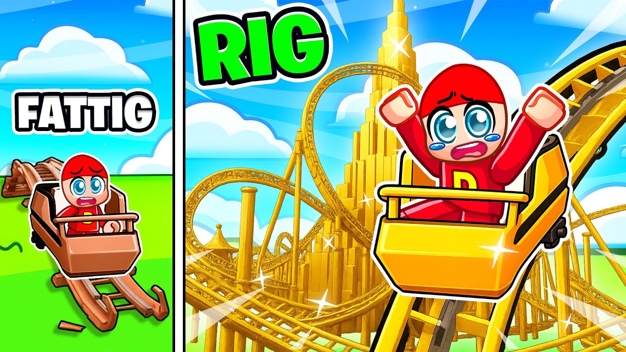 Bruger $500.000 På Min Roller Coaster i Roblox!