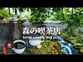 環境音+JAZZ やさしい森の喫茶店 森の中でリラックス 川のせせらぎ 鳥のさえずり ASMR ジャズ - 作業用BGM