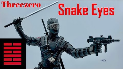 Threezero 1/6 Scale Snake Eyes GI Joe Figure Review
