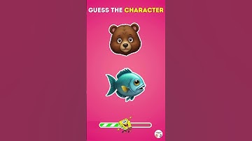 Guess SPONGEBOB CHARACTERS  BY EMOJI #quiz #emojichallenge #guessinggame